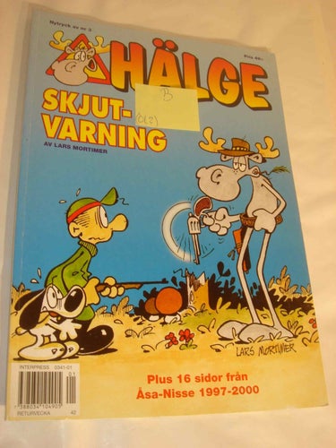 HÄLGE ALBUM nr 3 NYTRYCK Begagn