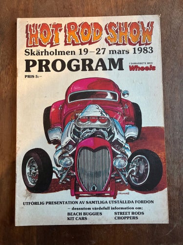 Hot Rod Show Program 1983