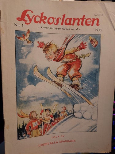 tidning LYCKOSLANTEN nr 1 1938 !