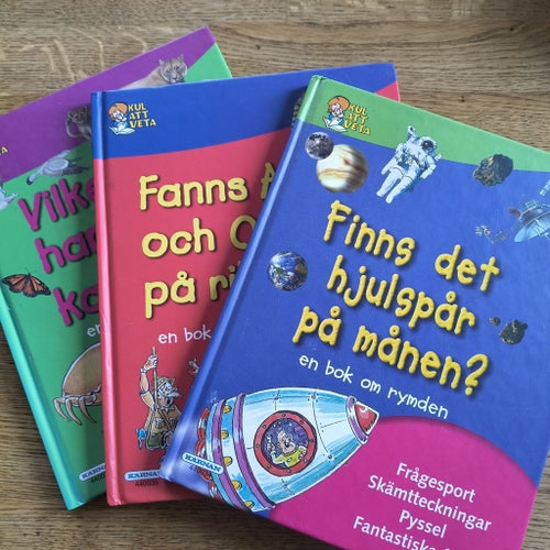 Bokpaket med faktaböcker för barn från Kärnan