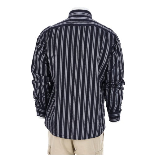 Karl Lagerfeld Classic Striped Shirt Men Size XL #QWE4208