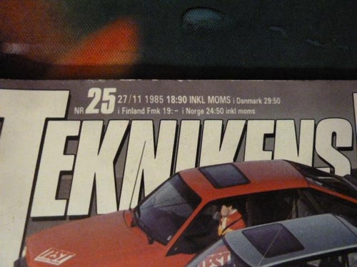 TEKNIKENS VÄRLD, NR 25-1985, TIDNING