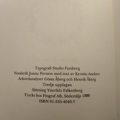 Fridas visor av Birger Sjöberg. Bok. Very Fine plus. BM