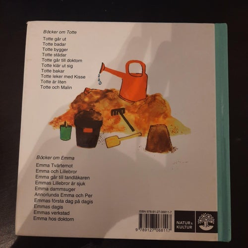 TOTTE BADAR (Gunilla Wolde) ISBN 978-91-27-06811-7