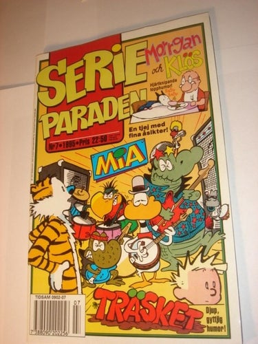SERIEPARADEN (svensk) NY OLÄST 1995 Nr 7 Skada