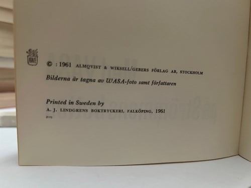 Med Vasa på Strömmens botten av Per Edvin Fälting, bok, Very Fine plus