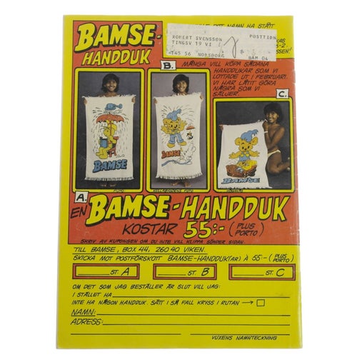Bamse - 1985 - NR 4 - Bamse och Mixtro