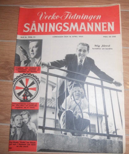 Såningsmannen nr16 1955 Jan Lindblad, Stig Järrel