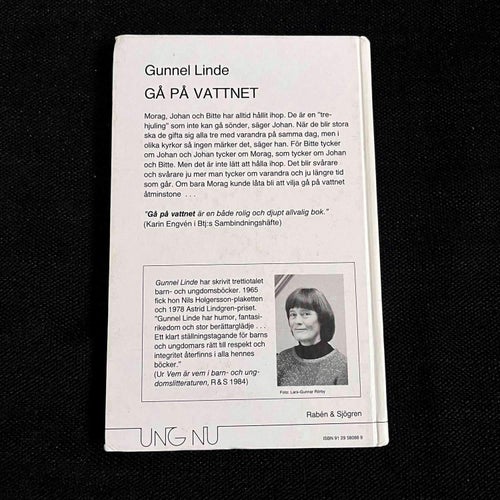 Gå på vatten - Gunnel Linde Roman - spänning - Ungdomsbok
