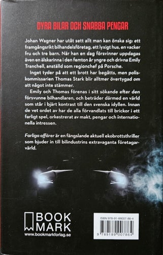 Farliga affärer - Ellinor Wessel ( Inbunden, oläst.)
