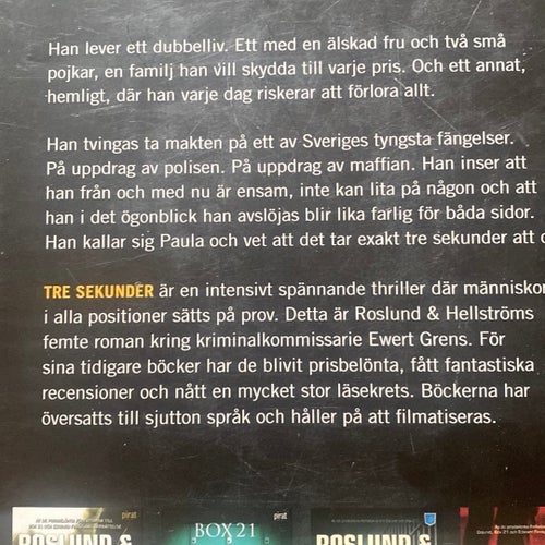 Roslund & Hellström - Tre Sekunder