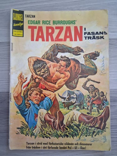 Nr.4 1965 Tarzan i fasans träsk serietidning samlare samlarobjekt