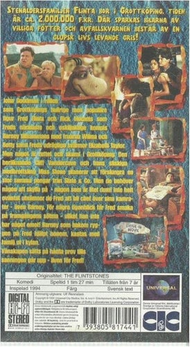 THE FLINSTONES ( VHS FILM )