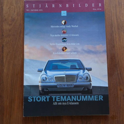 Stjärnbilder 1995/1 Mercedes, Andy Warhol, Billgren, C230 C250 E-klassen