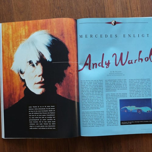 Stjärnbilder 1995/1 Mercedes, Andy Warhol, Billgren, C230 C250 E-klassen