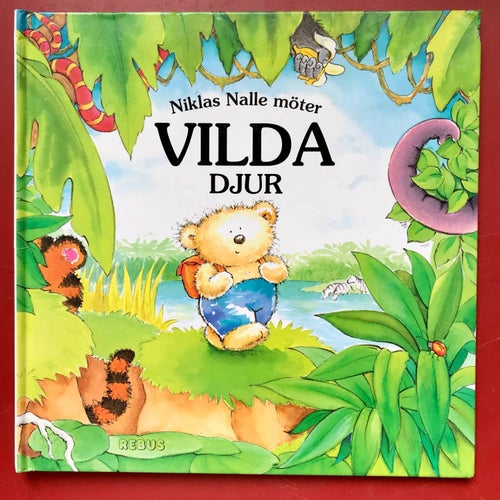 NIKLAS NALLE MÖTER VILDA DJUR Rebus förlag 2001