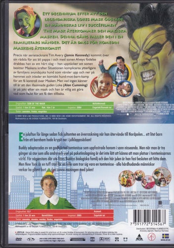 DVD 2i1 / Maskens Återkomst (svenskt tal) + Elf / 2-disc / Will Ferrell
