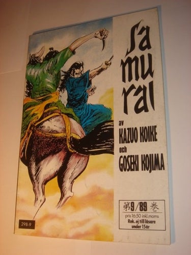 SAMURAI (svensk) NY OLÄST Nr 9 1989