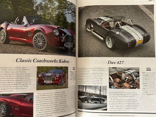 UK kit car guide 2021 All kit cars , 130 sidor i färg eng text