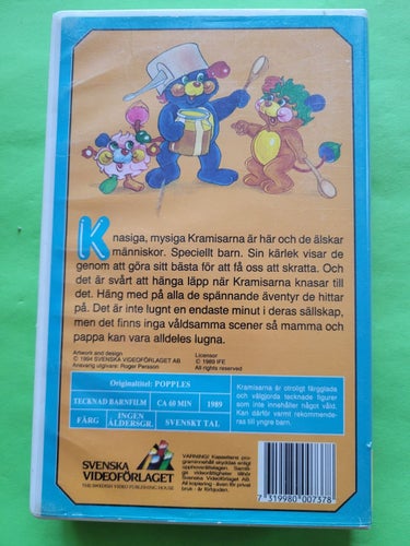Kramisarna ..på olympiad! (Popples) - VHS
