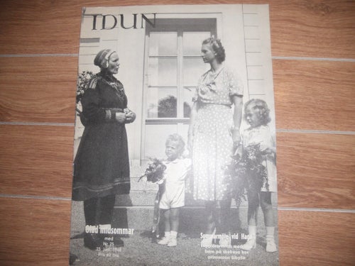 Idun nr25 1948 kungligt Prinsessan Sibylla, Winston Churchill,Marika Stiernstedt