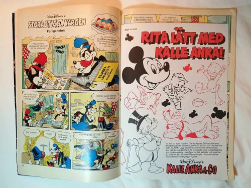 Kalle Anka nr 36 1992 - Bilaga: Rita Lätt Disney Figurer