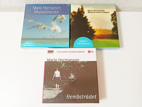 Marie Hermanson 3st Ljudböcker 19CD Katarina Ewerlöf Peter Andersson