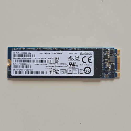 Sandisk X400 M.2 SATA 256GB