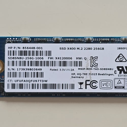 Sandisk X400 M.2 SATA 256GB