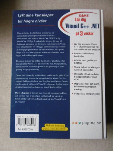 Lär dig visual C++ .Net på 3 veckor, 2002
