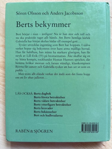 Berts bekymmer av Sören Olsson och Anders Jacobsson