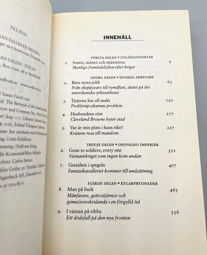 Ställd - Förräderiet mot mannen av Susan Faludi (pocket)