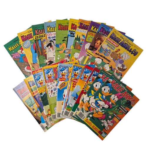 Kalle Anka & Co Serietidningar - 20 st 1979-2003