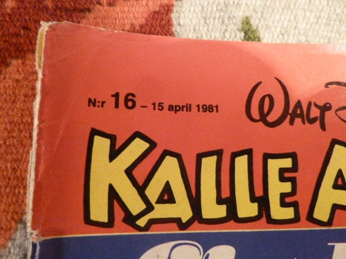 KALLE ANKA & C:O NR16, 1981,