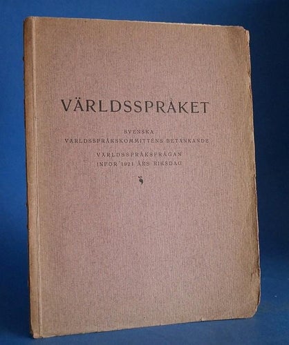 Världsspråket 1921