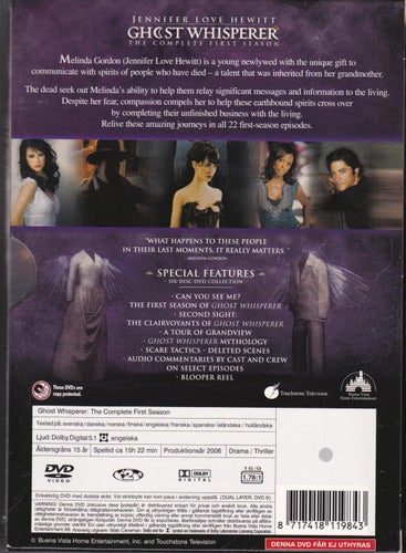 DVD-box / Ghost Whisperer / The Complete First Season / 6-disc / Nära nyskick