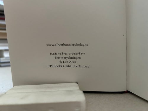 Kaddish på motorcykel - Leif Zern, bok, Very Fine plus