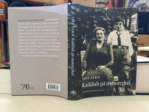 Kaddish på motorcykel - Leif Zern, bok, Very Fine plus
