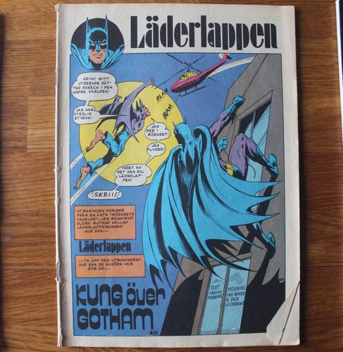 Läderlappen och robin 1970-talet utan omslag