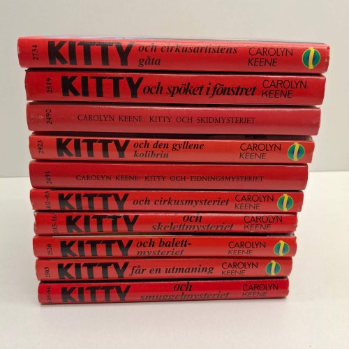 Kitty x10 Bokpaket Carolyn Keene - Ungdomsböcker - Se bilder för titlar