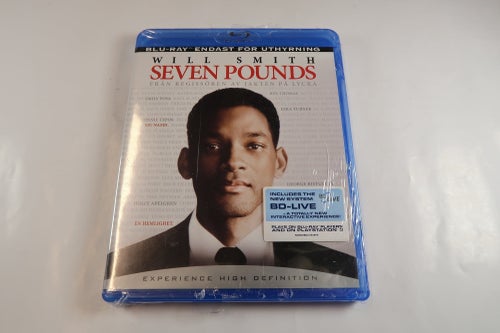 Seven Pounds (Blu-ray) OBS! NY, INPLASTAD