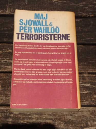 Terroristerna av Maj Sjöwall & Per Wahlöö