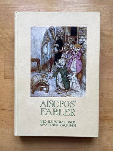 Aisopos' Fabler med illustrationer av Arthur Rackham från 1959