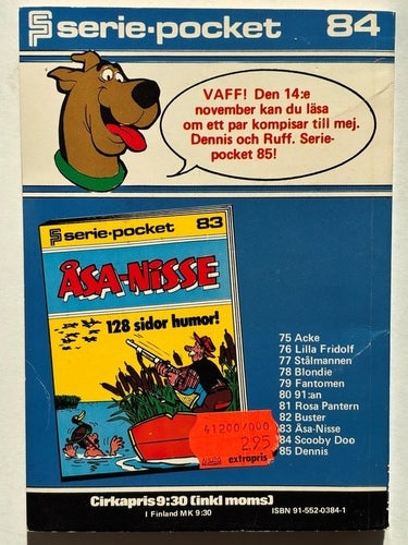 Serie-Pocket 84 - Scooby Doo. FN-VF