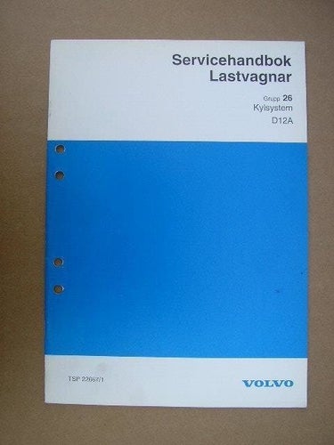 VOLVO Verkstadshandbok Lastbil Kylsystem D12A
