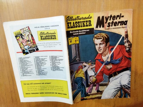 Illustrerade klassiker nr 61 Myteristerna Charles Boardman Hawes. Fine