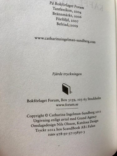 KAFFE MED RÅN + LÅNA ÄR SILVER RÅNA ÄR GULD Catharina Ingelman-Sundberg