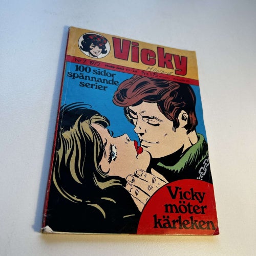 Vicky nr 7 1972, bra skick! VG+