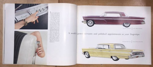 Försäljningsbroschyr Lincoln And Lincoln Continental 1960
