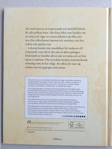 Kul med matte: Leka, beskriva, mäta och räkna av Kristin Dahl och Mati Lepp 2013